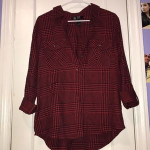 Very soft black & red flannel 😍